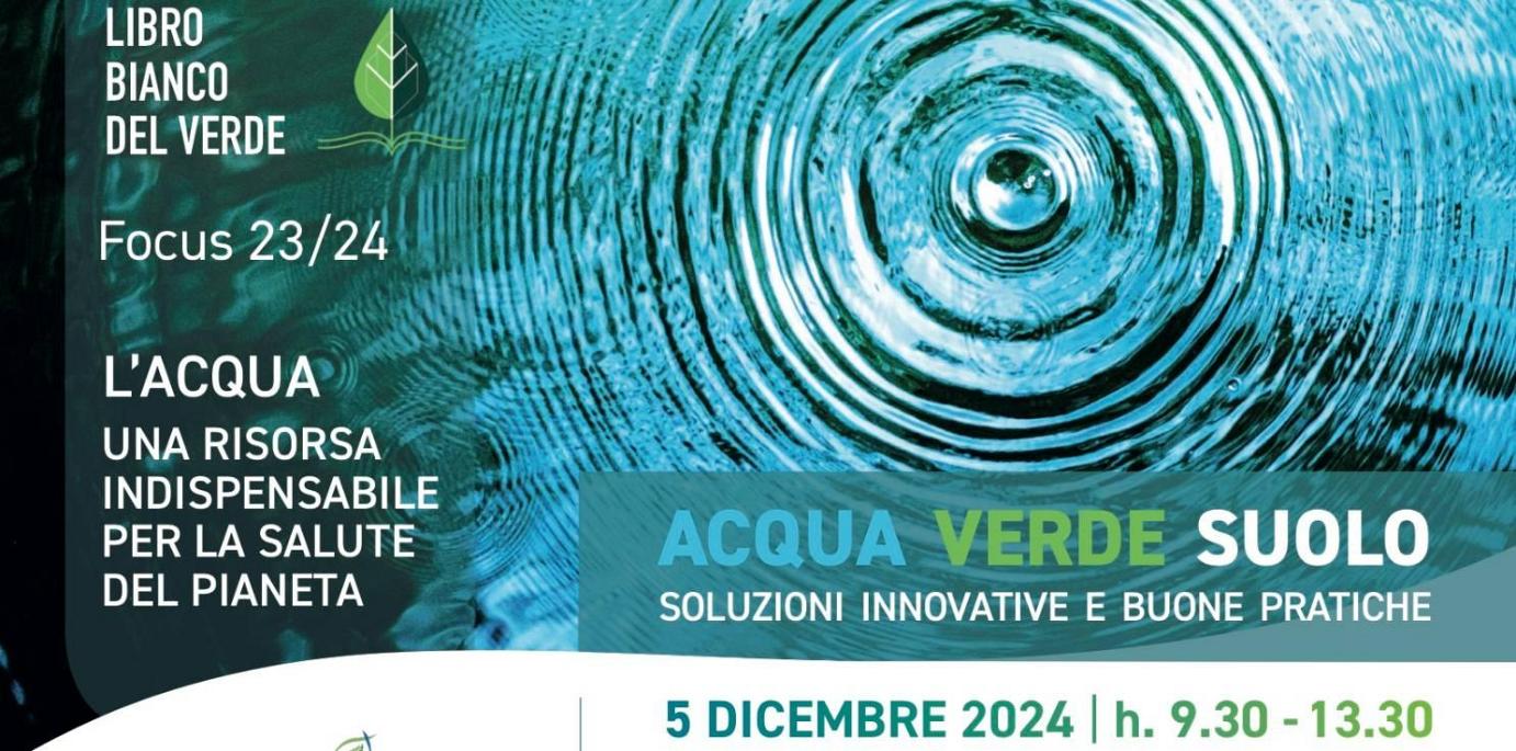 ASSOVERDE - PADOVA, GIOVEDI 5 DICEMBRE: CONVEGNO/WEBINAR LIBRO BIANCO DEL VERDE